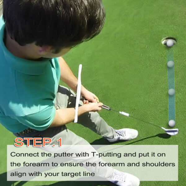 Golf Putter Practice Alignment T-shape - Image 3