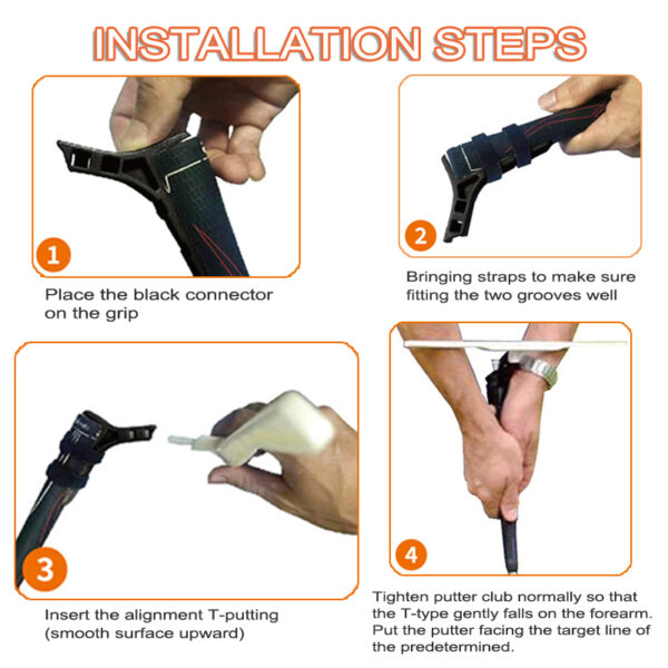 Golf Putter Practice Alignment T-shape - Image 7