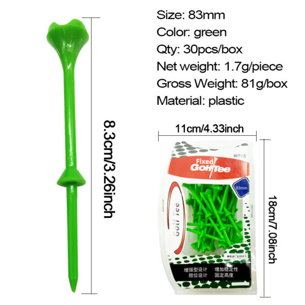 3-1/4" Plastic Golf Tees - Image 3