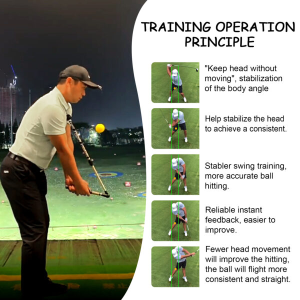 Golf Trainer With Ball For Head Rotation Training - Image 3