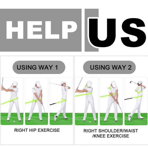 Golf Swing Rotation Training Rope - Image 7