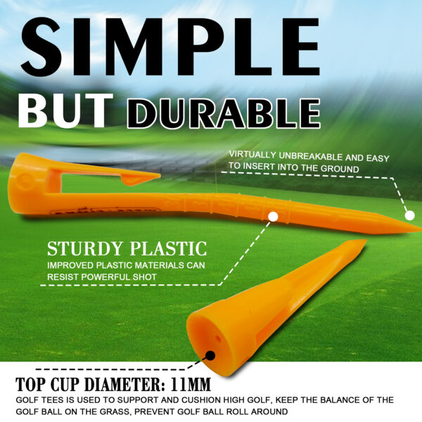 Unique Design Golf Clip Plastic Tee - Image 5