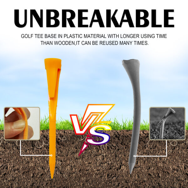 Unique Design Golf Clip Plastic Tee - Image 6
