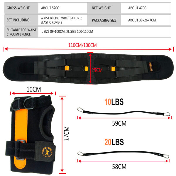 Golf waist belt swing trainer - Image 3