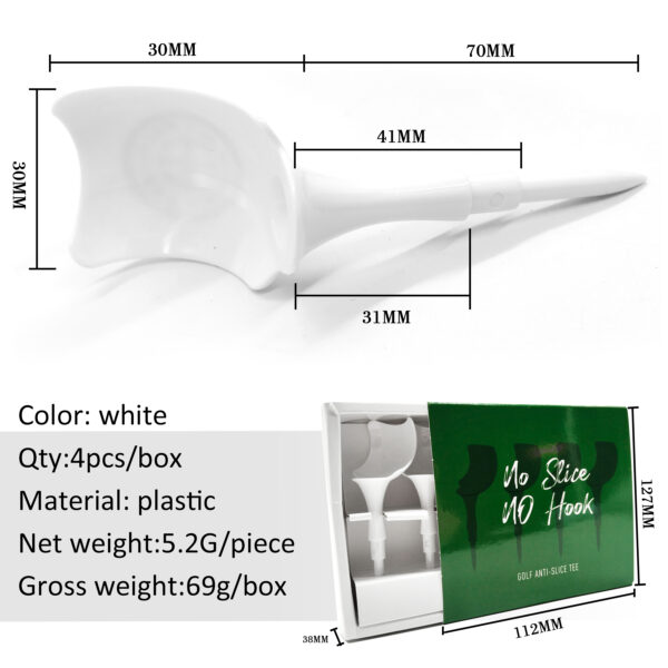 Golf Plastic Tee Flower - Image 2