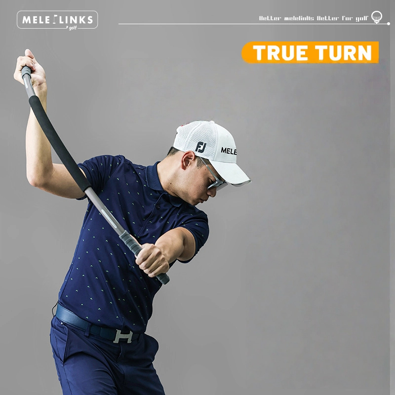 MELE LINKS Golf Alignment Sticks Swing Trainer for Beginners to Forearm Rotation, Shoulder Turn, Help You Standard Movements